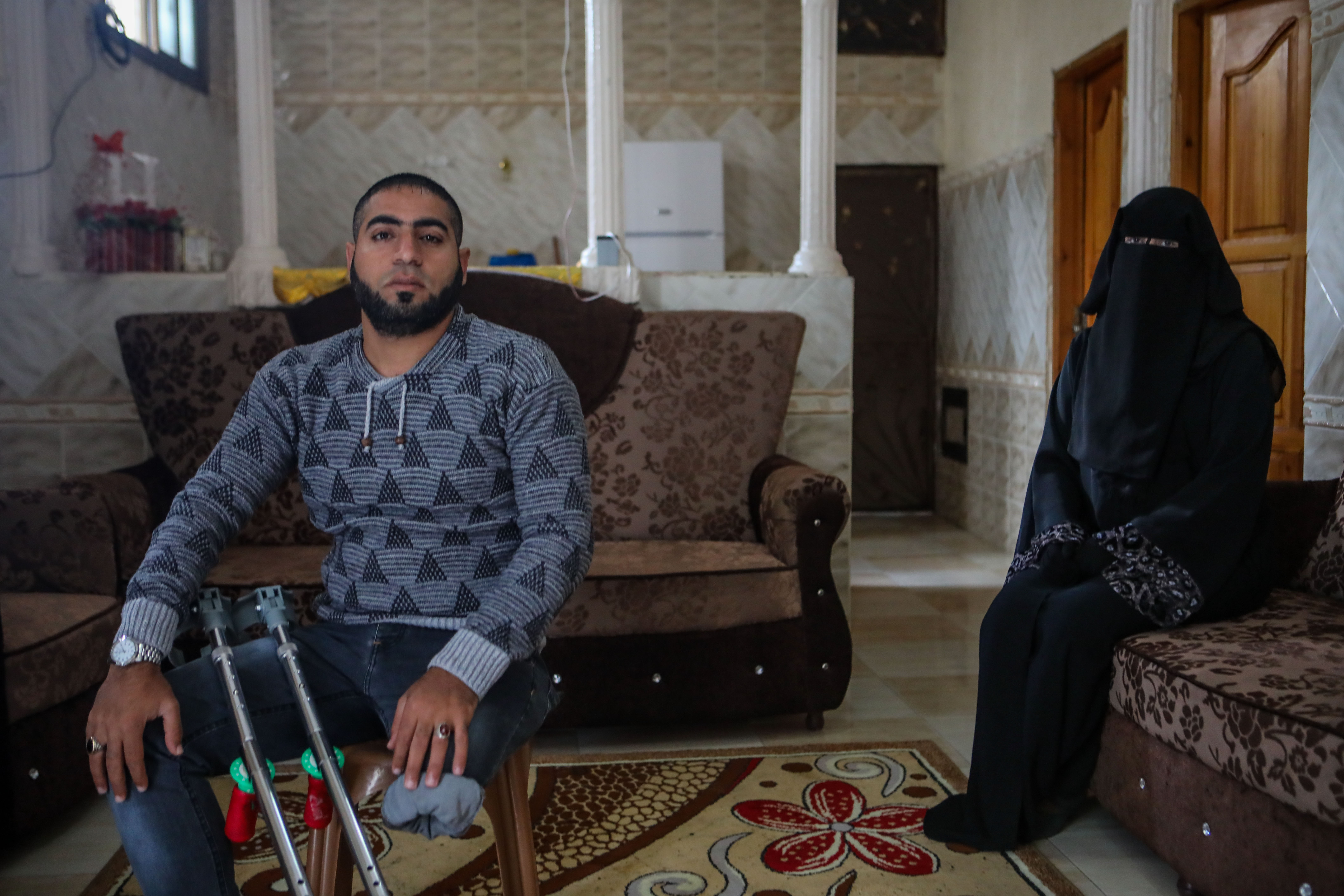 Mohammed al-Akhras and Haneen al-Qutati