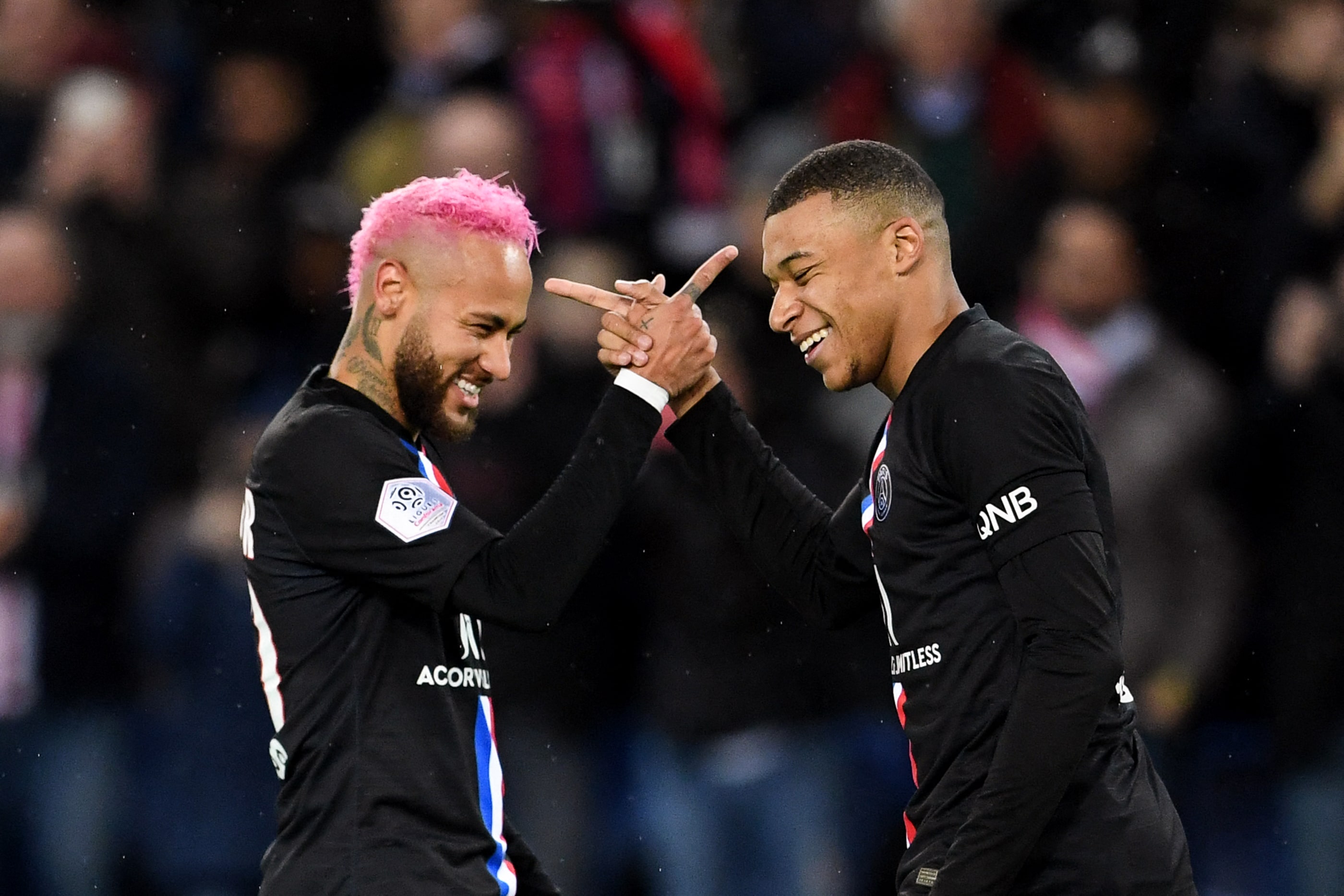 neymar kylian mbappe