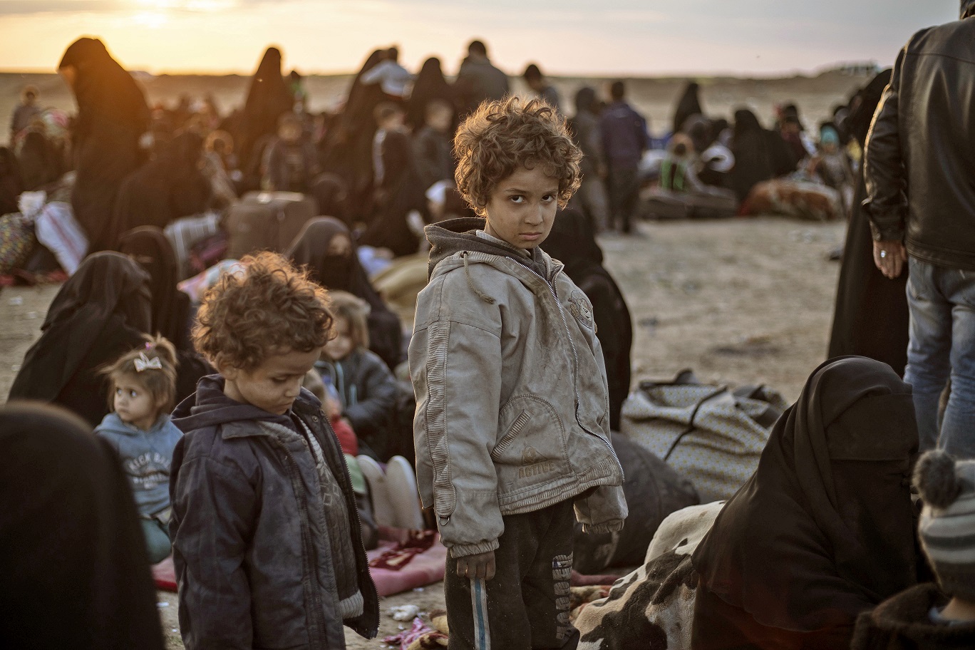 Children at Al Hol camp