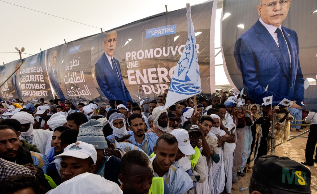 Former army general Mohammed Ould Ghazoani hopes to be Mauritania's next president (AFP)
