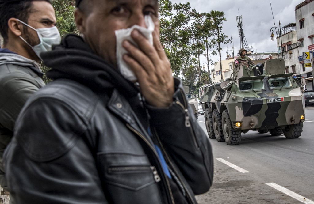 In the absence of parliamentary control, Morocco’s response plan to the crisis could strengthen the security surveillance system (AFP)