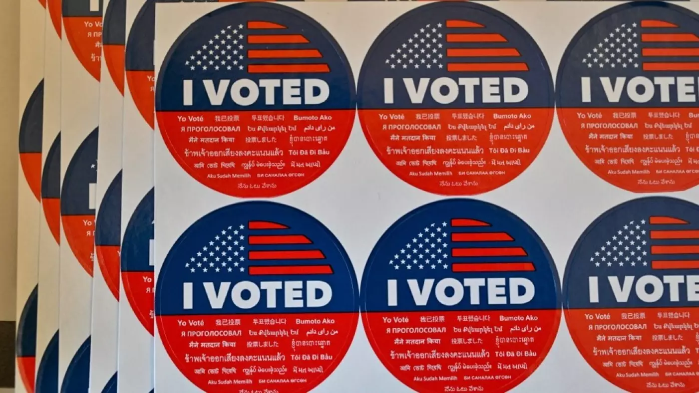 Voting centres across the US provide voters with 