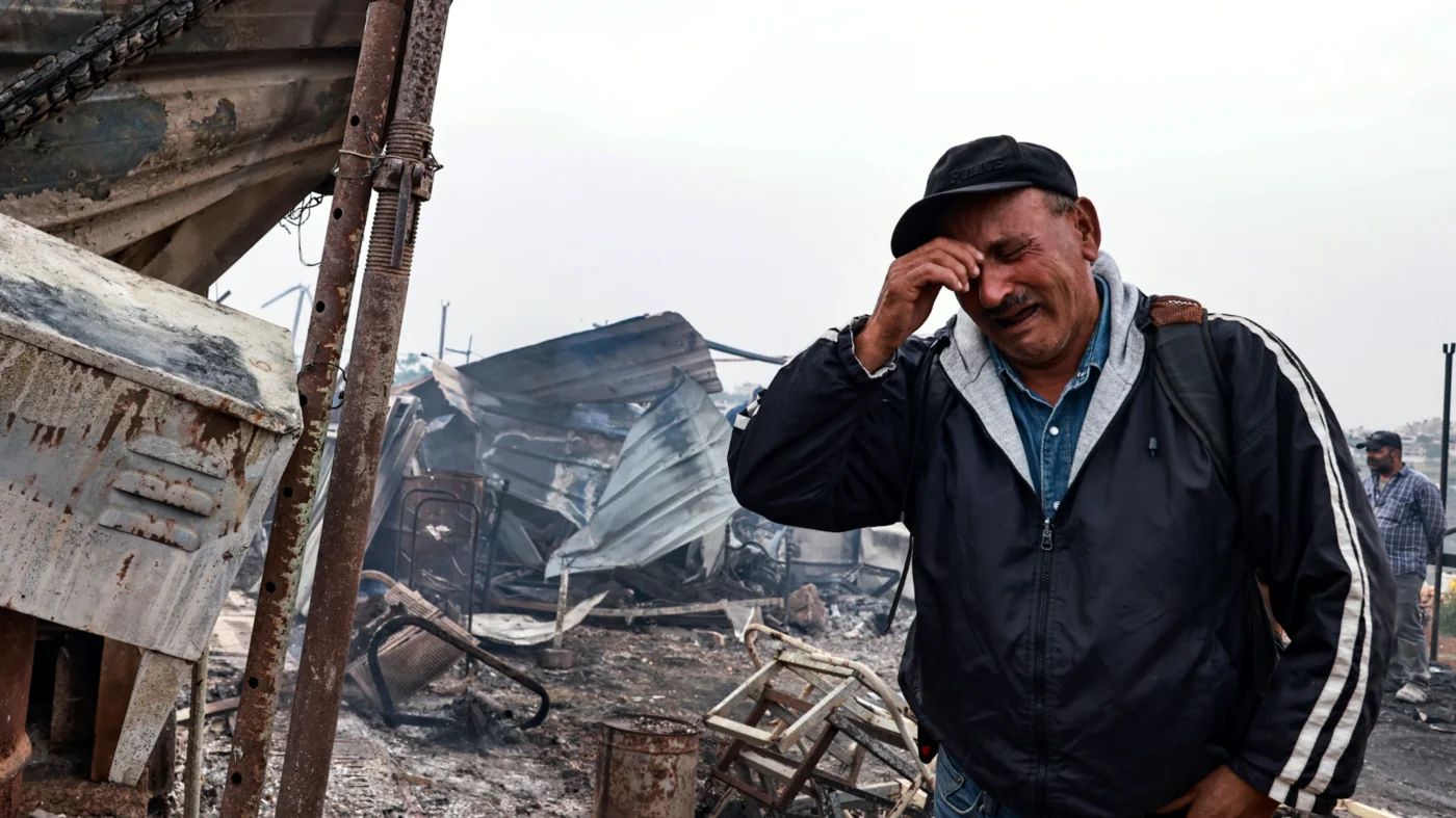 Palestinian farmer Israeli settler attacks