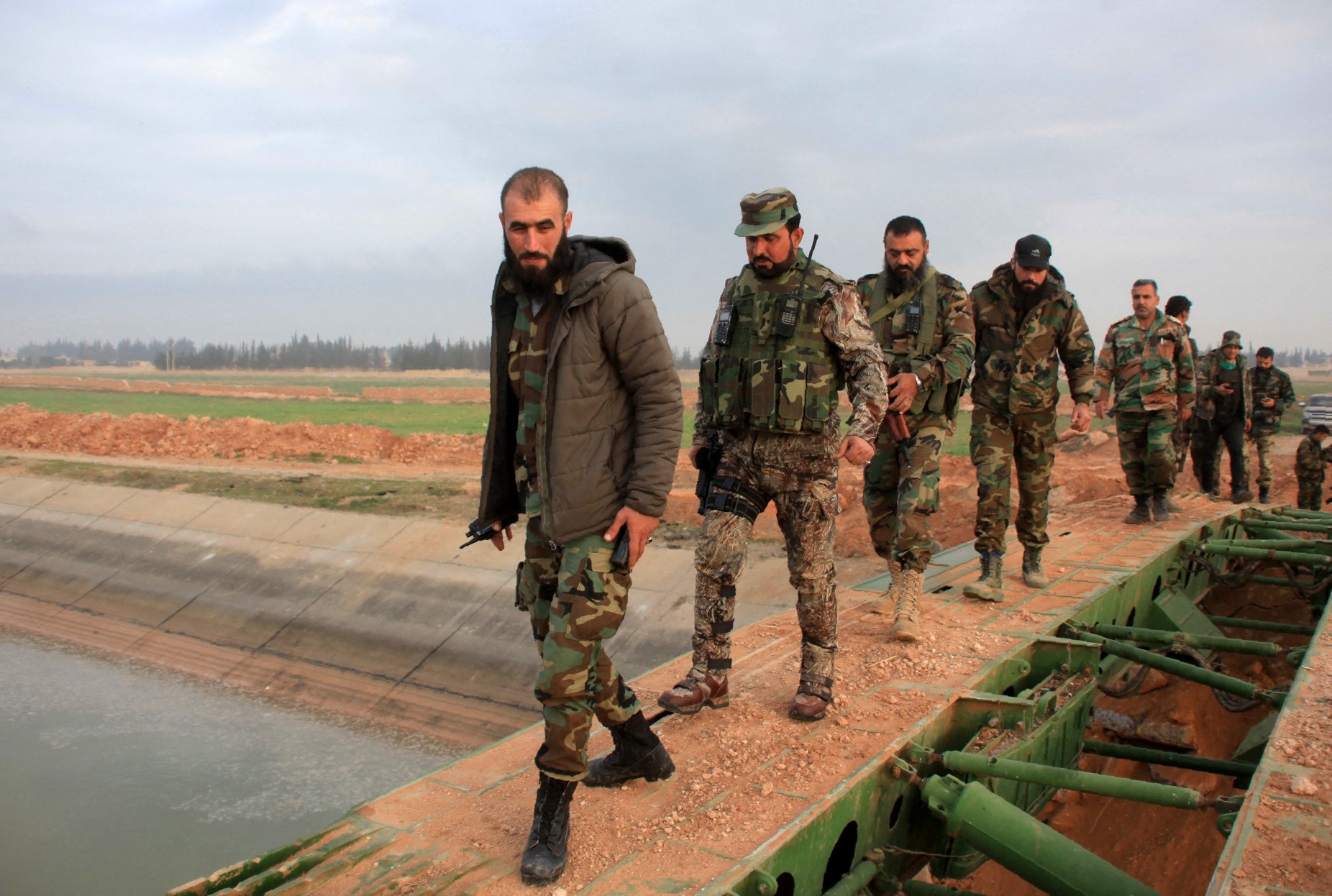 Members of the Tiger Forces in Aleppo in 2016 (AFP)