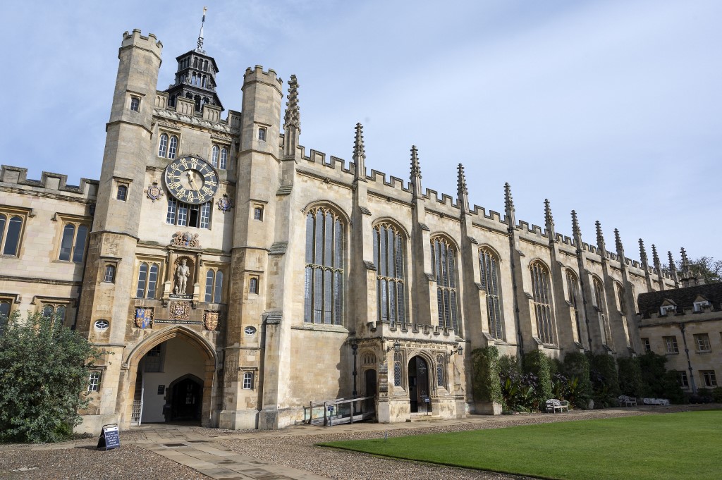 The Chapel in Great Court at Trinity College. (AFP)