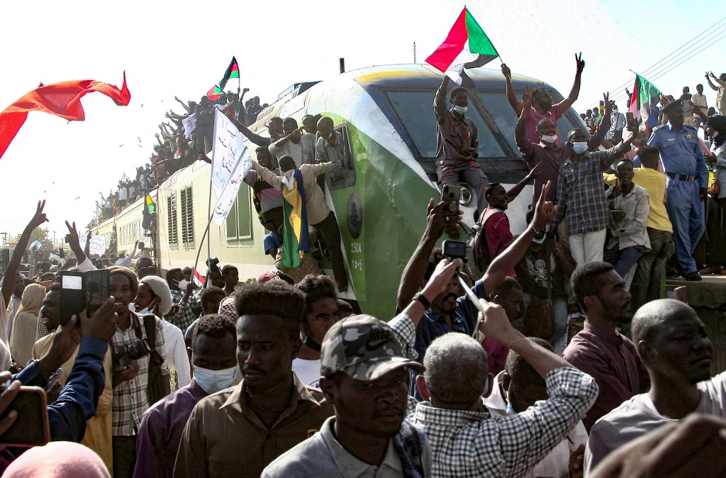 Madani protesters