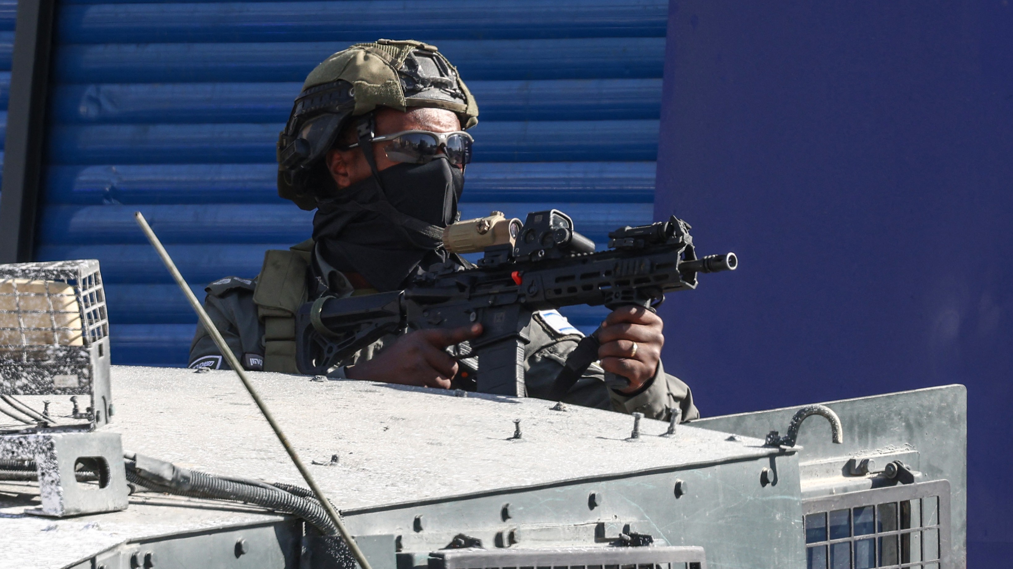 israel-forces-military-raid-qalandiya refugee-camp-afp