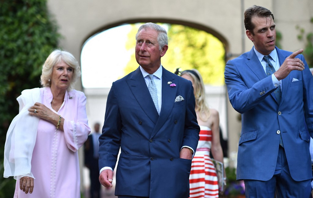 Camilla, Charles and Elliot