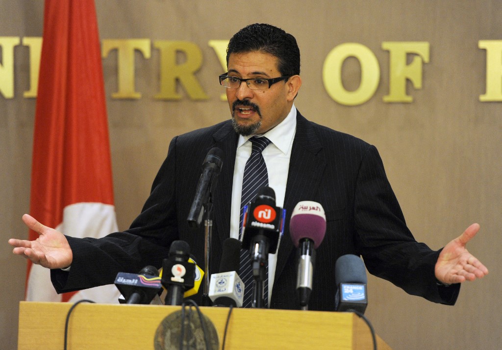 Abdessalem est aujourd’hui à la fois membre des bureaux politique et exécutif d’Ennahdha, et responsable de ses relations extérieures (AFP/Farouk Batiche)