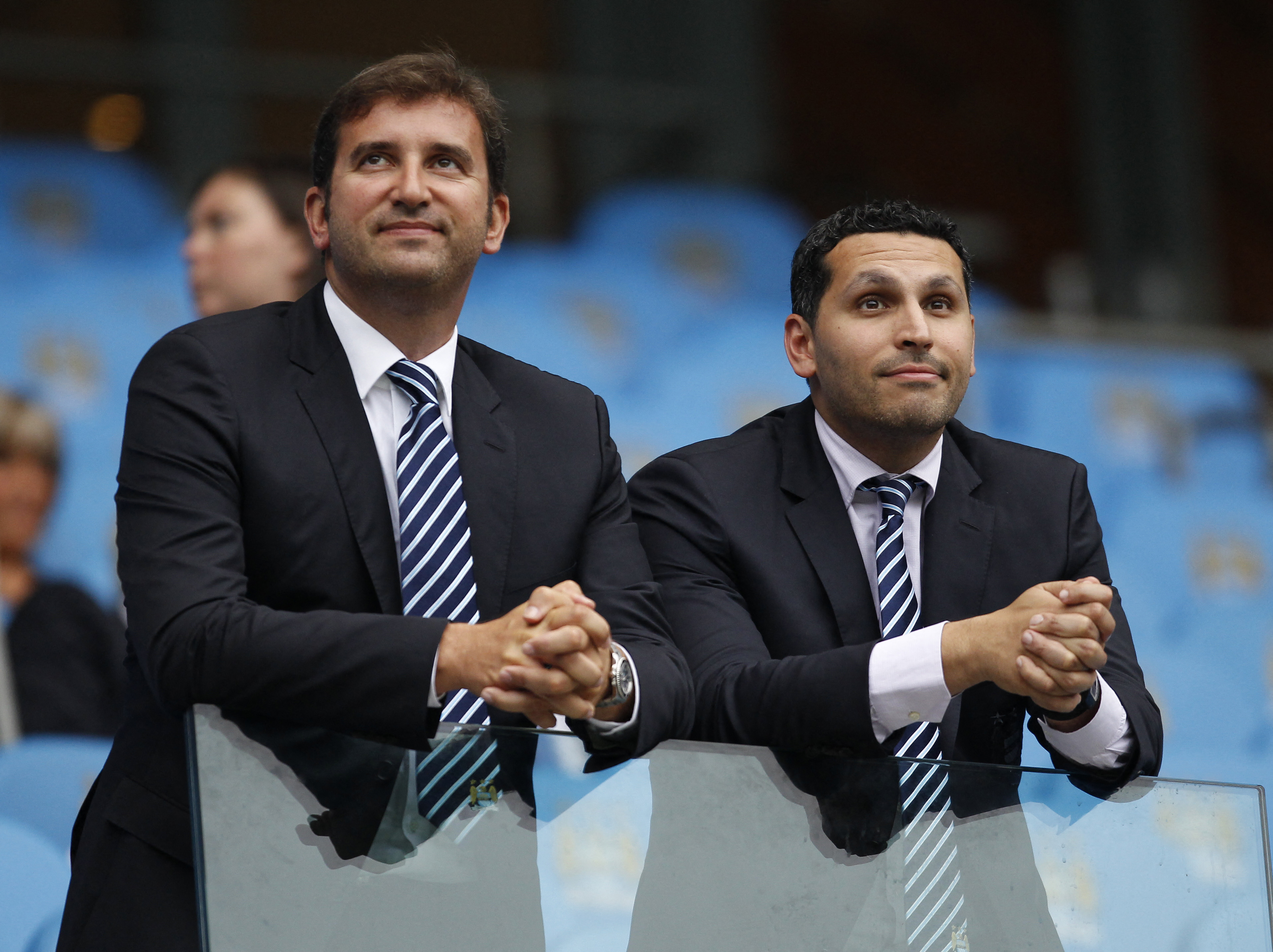 khaldoon al mubarak and ferran soriano