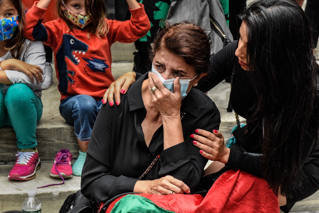 Afghan protest NYC