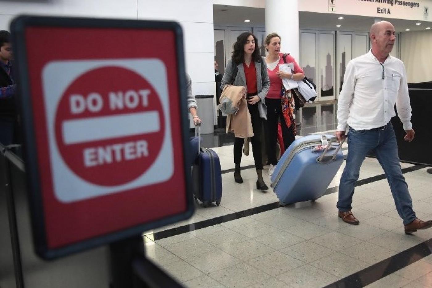 Terminal de l’aéroport international de O’Hare, à Chicago (États-Unis), le 25 avril 2018 (AFP)