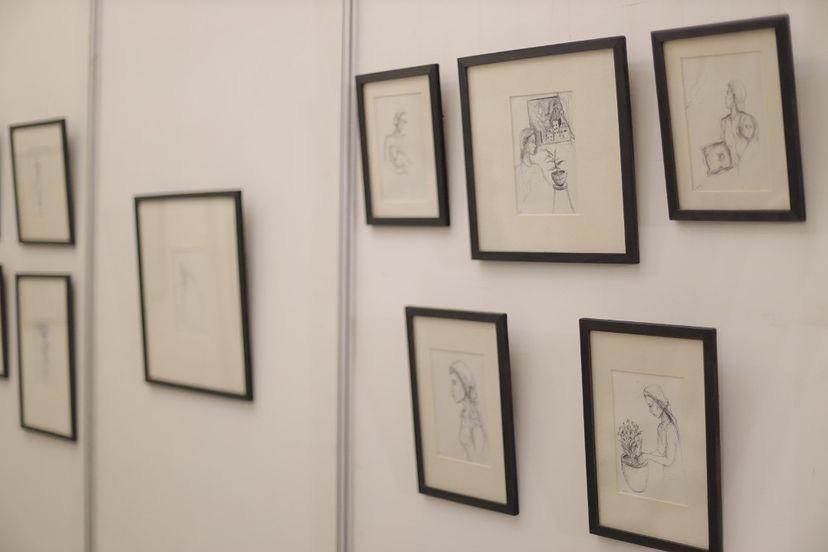 Batniji drew 50 sketches of victims whose names and ages she had heard on the television. (Supplied)