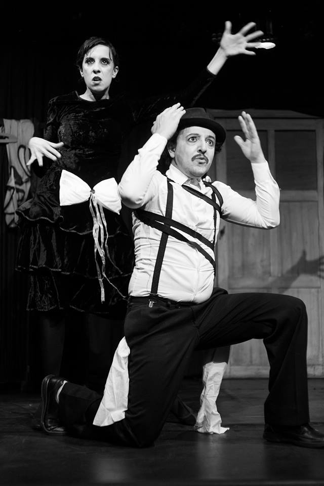 Mohamed Ouachen sur scène dans la pièce L'Audition, une comédie muette qui se déroule dans un cabaret des années 30 (avec l'aimable autorisation de Mohamed Ouachen)