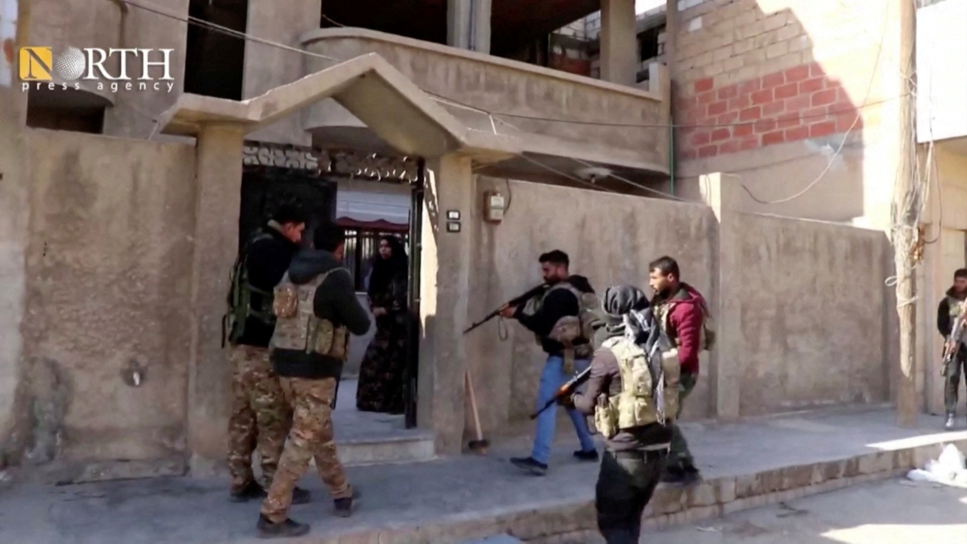 Syrian Democratic Forces conduct search for Islamic State militants in Hasakah (Reuters)
