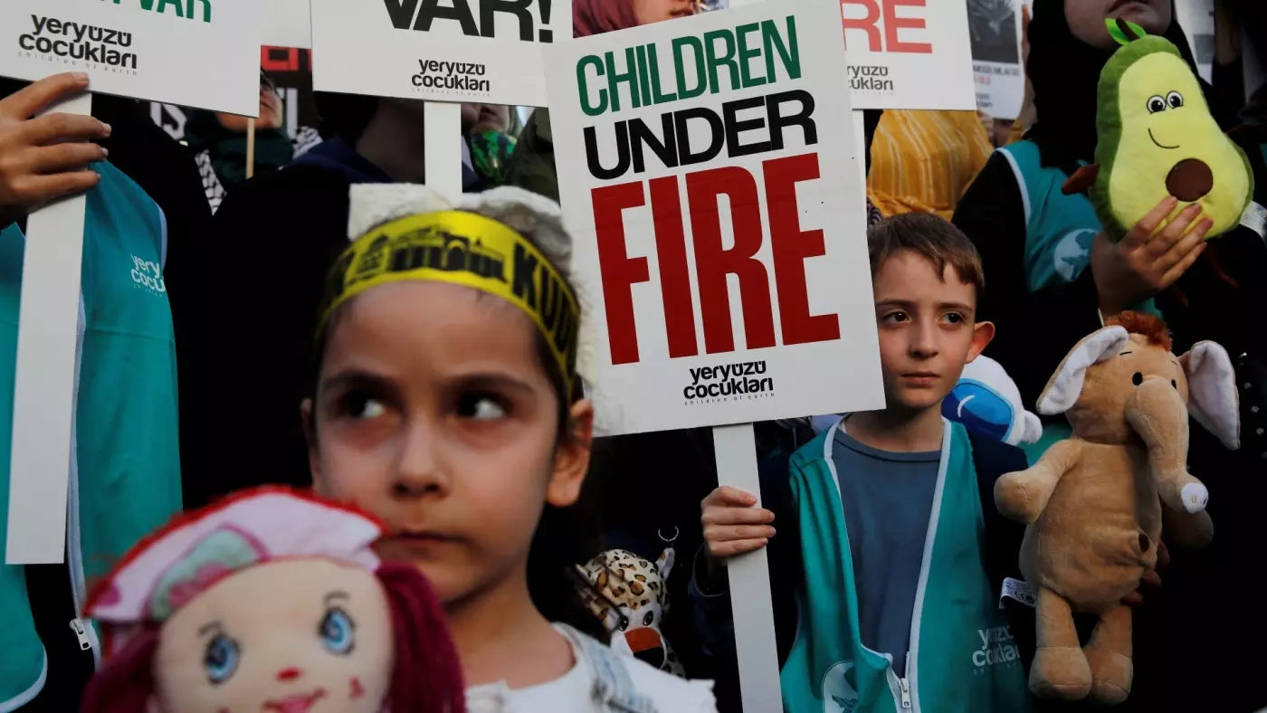 turkey protest palestine gaza