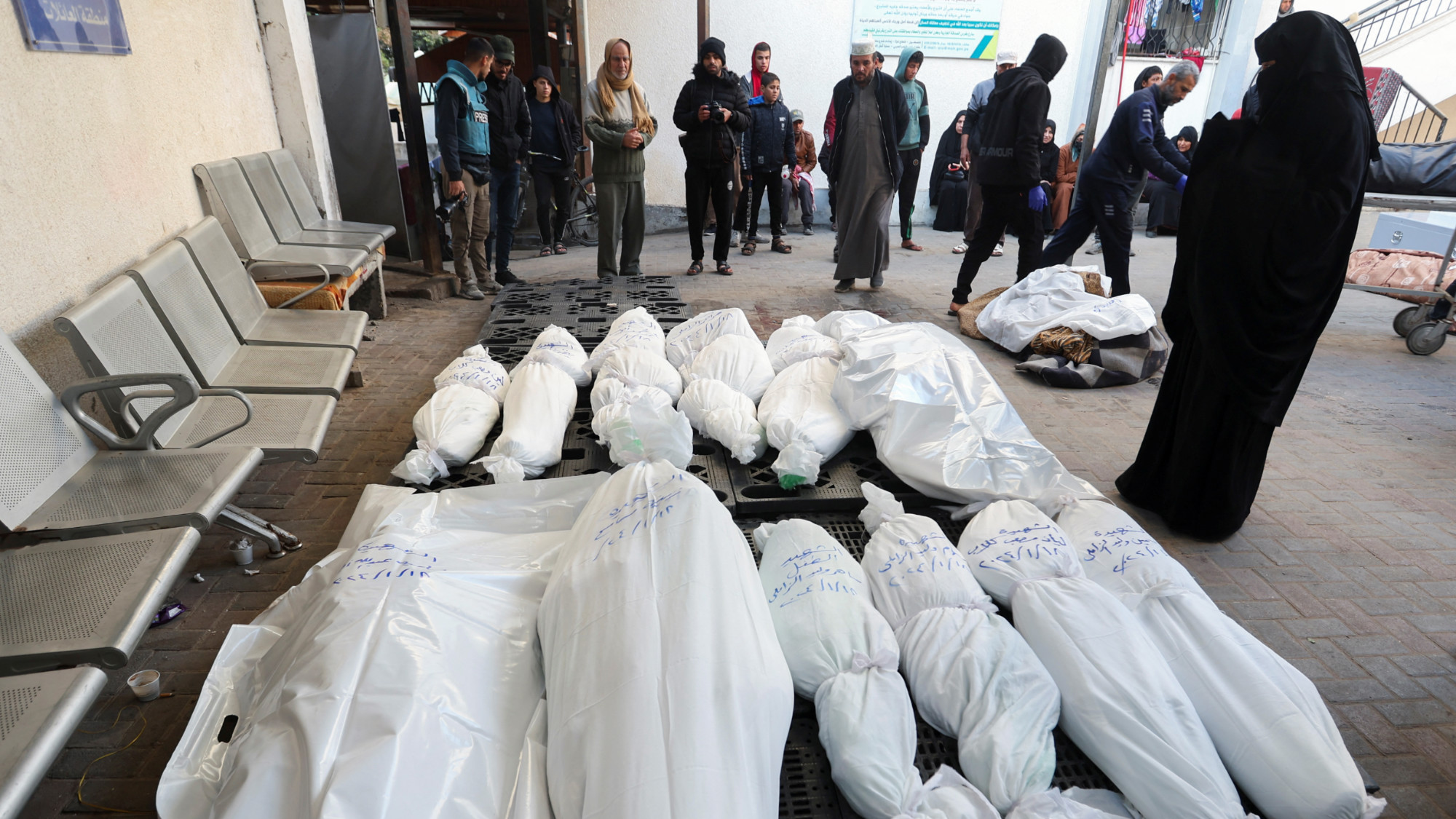 At least eight children were killed in the strike on early on Thursday 