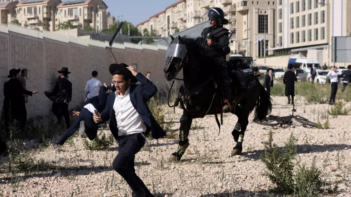 ultra orthodox protest