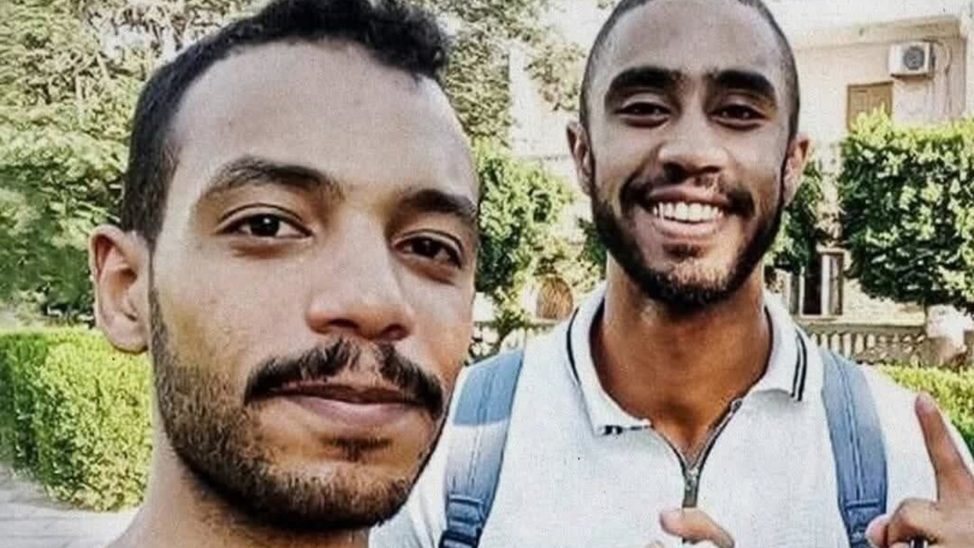 Twenty-seven-year-old Mohsen Mustafa and his 23-year-old cousin Ahmed Sherif Ahmed Abdel Wahab have not been heard from since they posted on Facebook claiming responsibility for the raid on 25 July (Supplied)