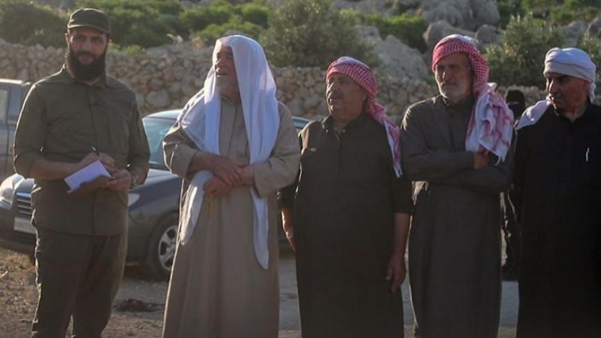 HTS leader Jolani meets with residents of Jabal al-Summaq (screengrab)