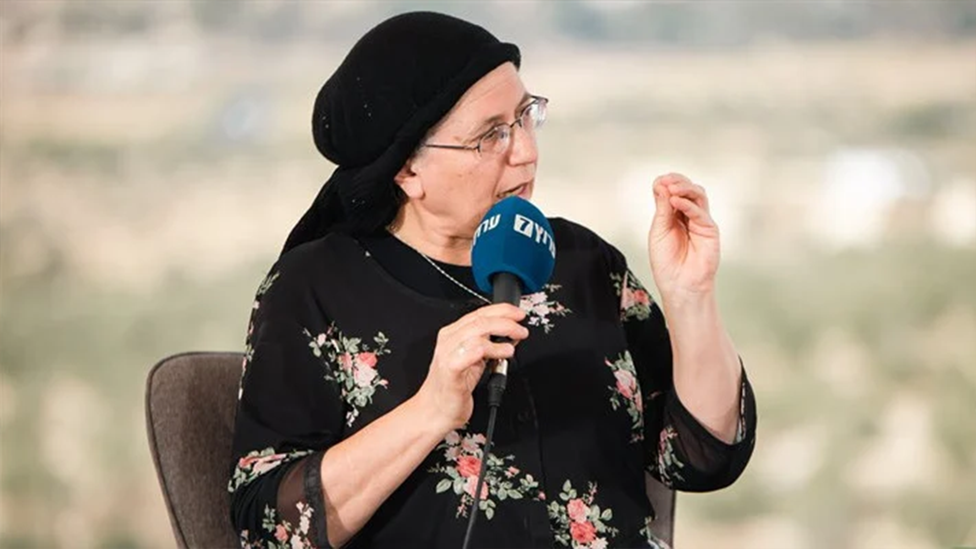 Orit Strook giving an interview to Israel National News on 19 October, 2022 (Twitter)