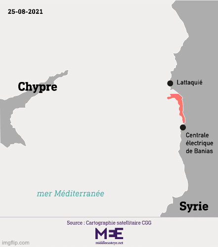 Des images satellites montrent une nappe de pétrole se dirigeant vers la Turquie (MEE)