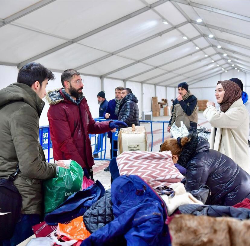 Volunteers in Istanbul