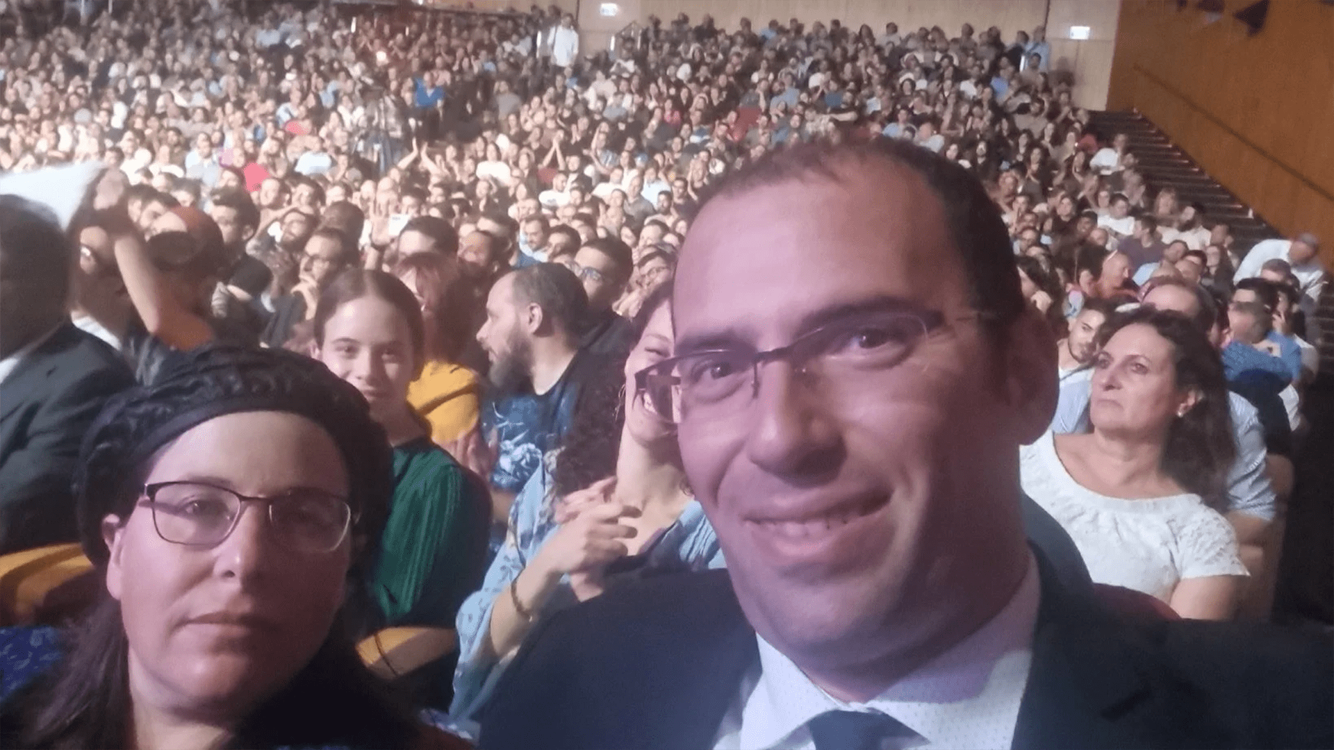 Rothman at a conference in October 2022 organised by a right-wing Israeli thinktank attended by Ben Shapiro and former US Ambassador David Friedman among others (Twitter)