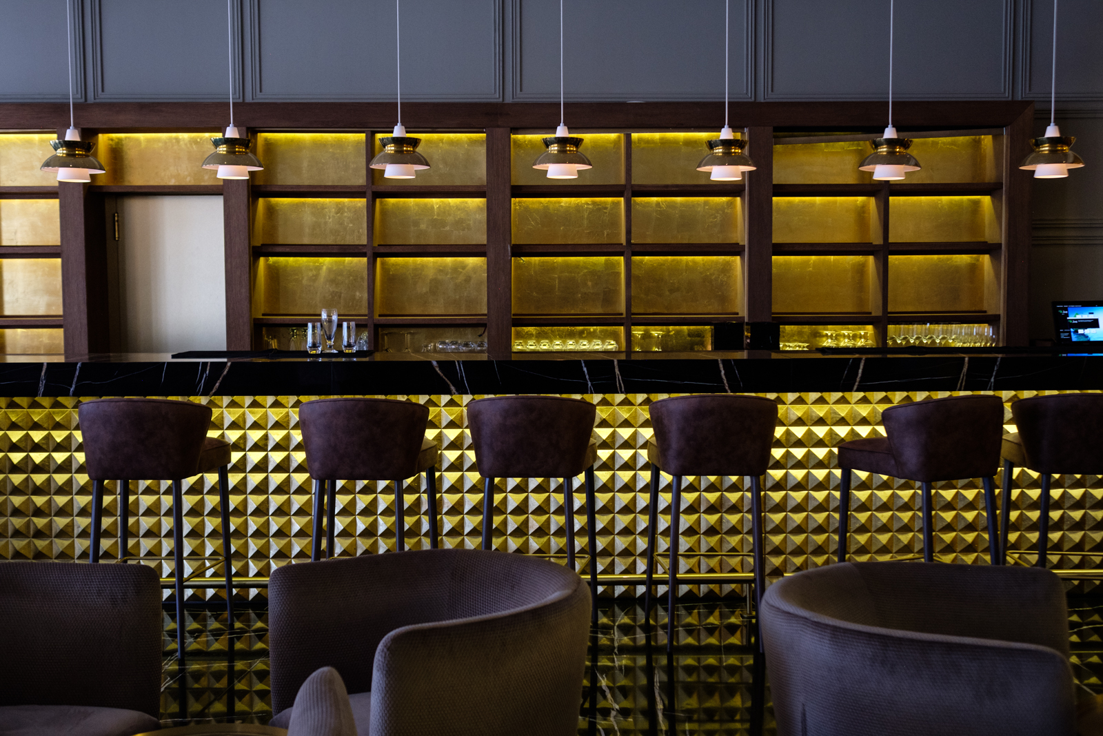 La Martingale Restaurant at Casino du Liban is currently closed due to Covid-19 precautions but hopes to reopen in July. (MEE/Rita Kabalan)