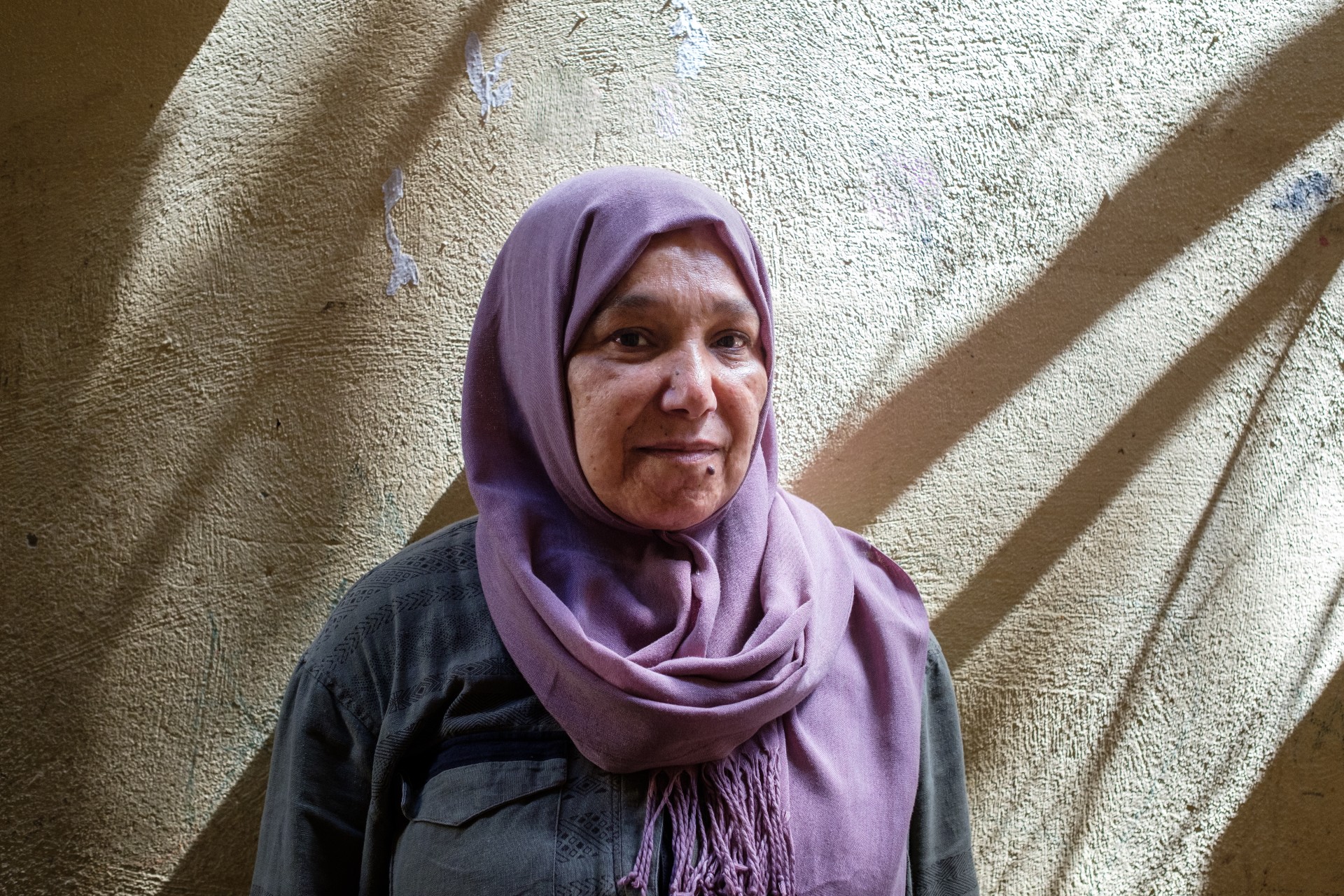 Nouhad Srour al-Mirei in Shatila refugee camp (MEE/Rita Kabalan)