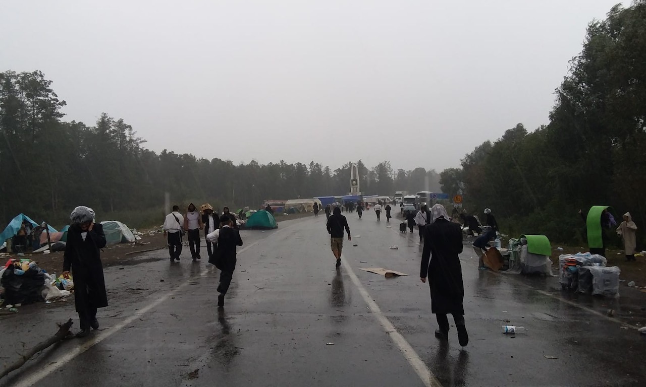 Israeli Jews trapped at the Belarussian-Ukrainian border (Yisrael Frey)