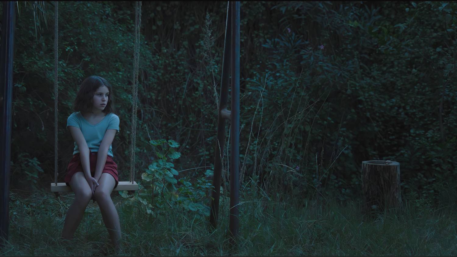 Rasha, a Palestinian girl, is only visible to 10-year-old Rebecca (Muayad Alayan)