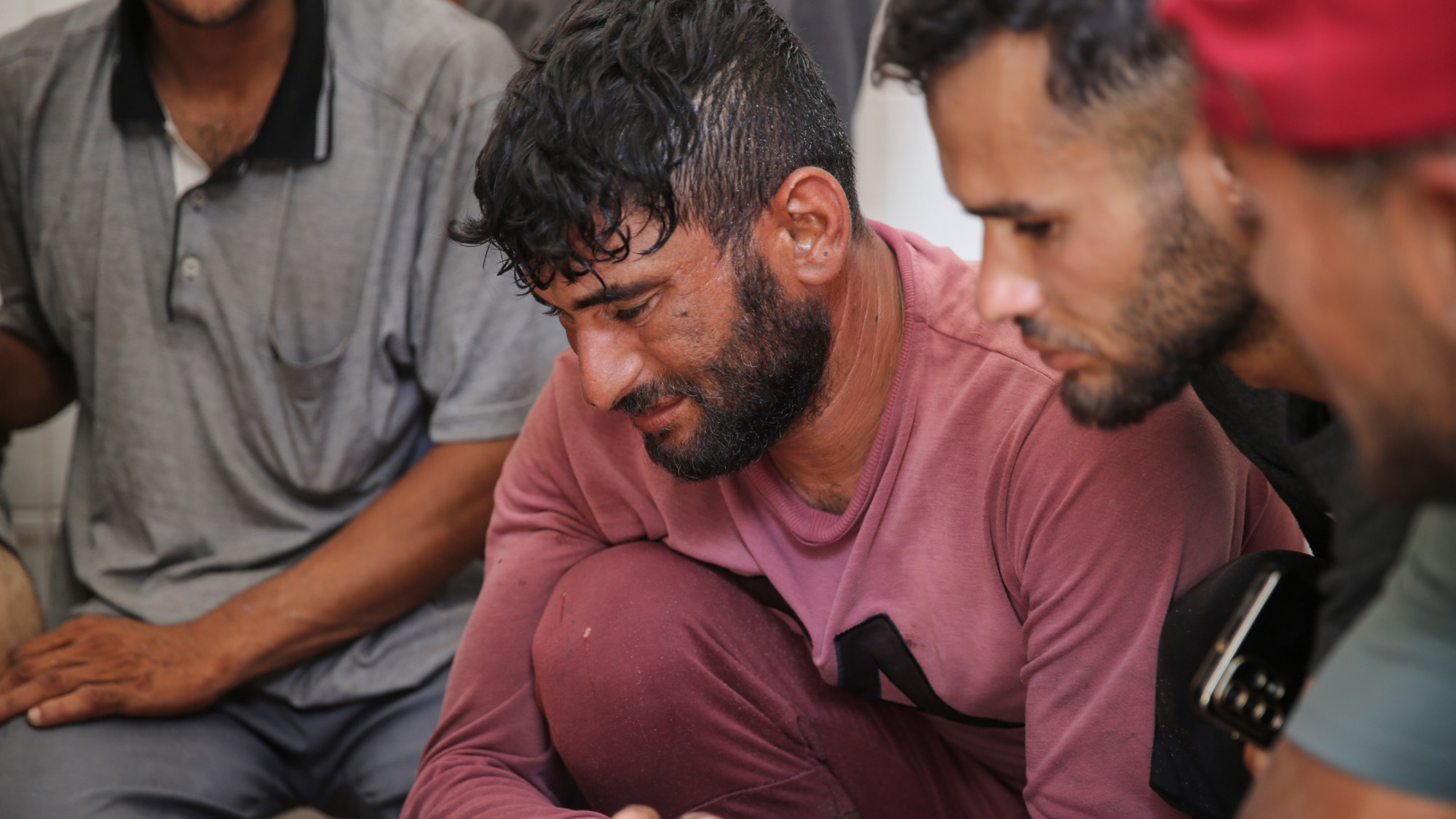 Some of those killed on Friday were fishermen shelled by Israeli warships on the beach of Deir al-Balah (MEE/Mohammed al-Hajjar)