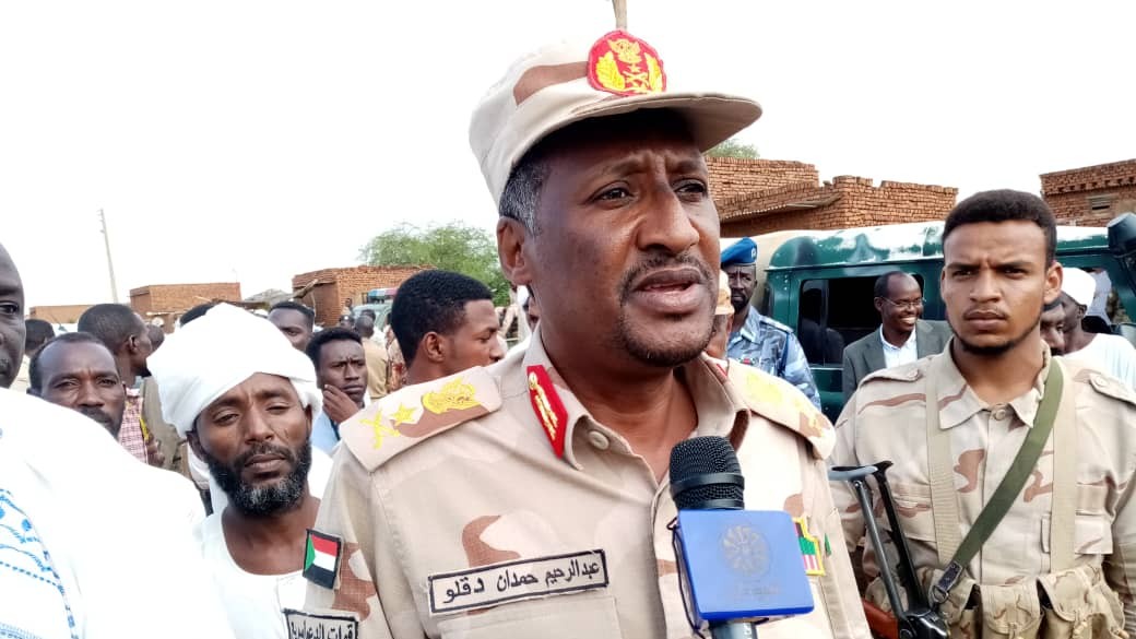 Abdul Raheem Hamdan Dagalo has become more prominent as his brother Hemeti's public appearances have become fewer (Social media)