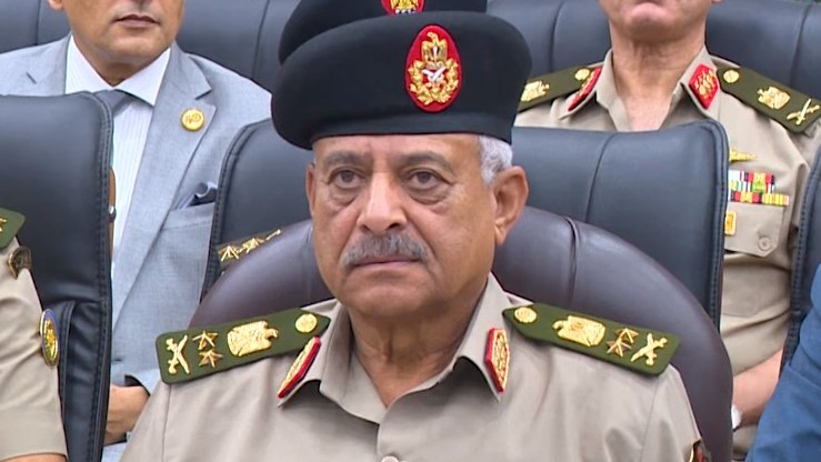 Egypt's minister of defence Abdul Mageed Sakr (Screengrab)