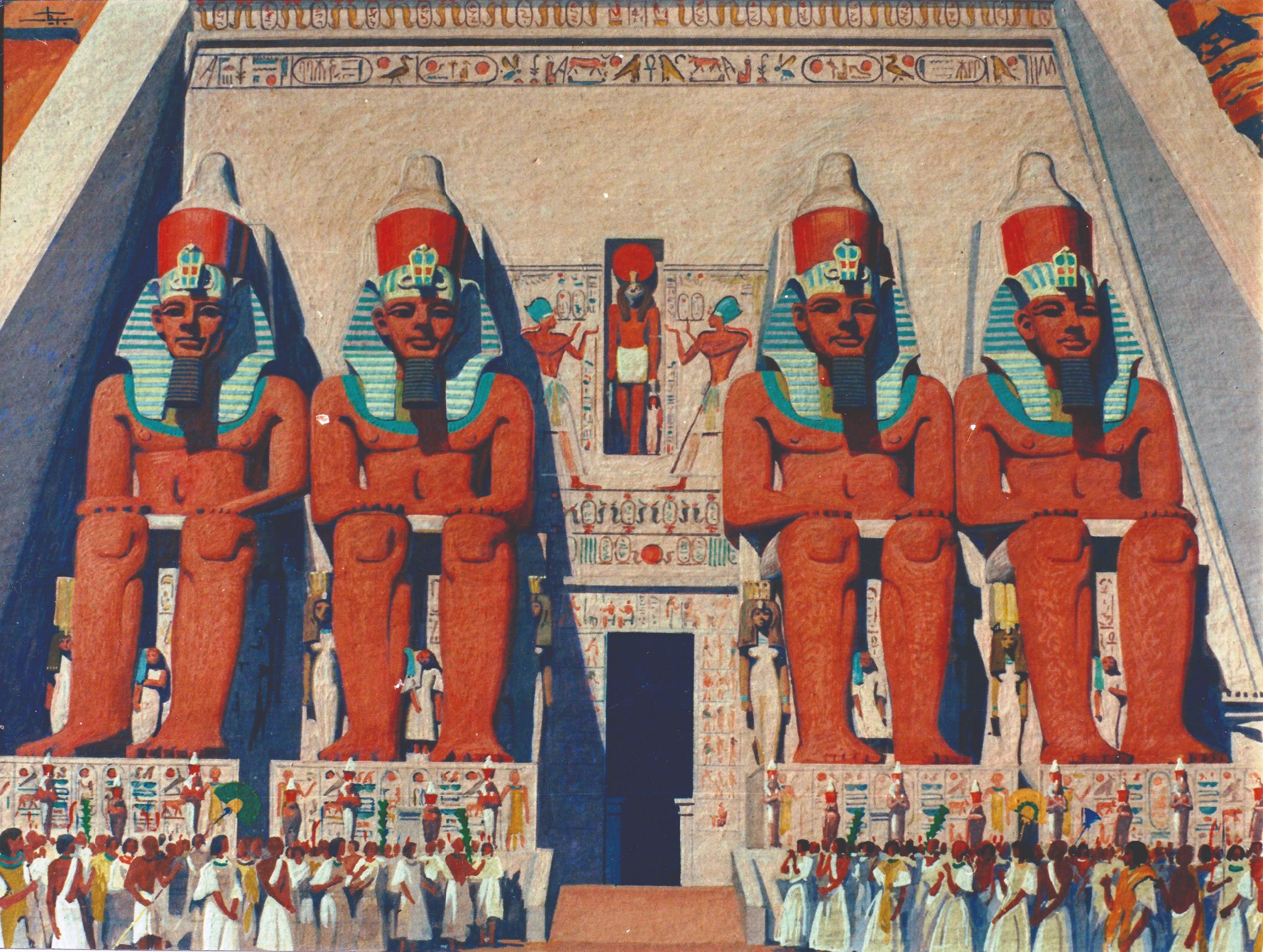 ‘Abu Simbel’ for The Eighth Wonder documentary, by Hussein Bicar, 1963.