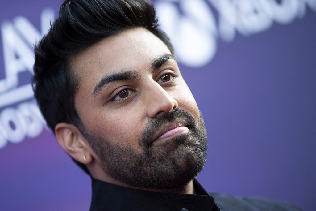Actor Saagar Shaikh attends the launch of Marvel studio original series 'Ms Marvel' at El Capitan Theatre in Hollywood, California on 2 June 2022 (Valerie Macon/AFP)