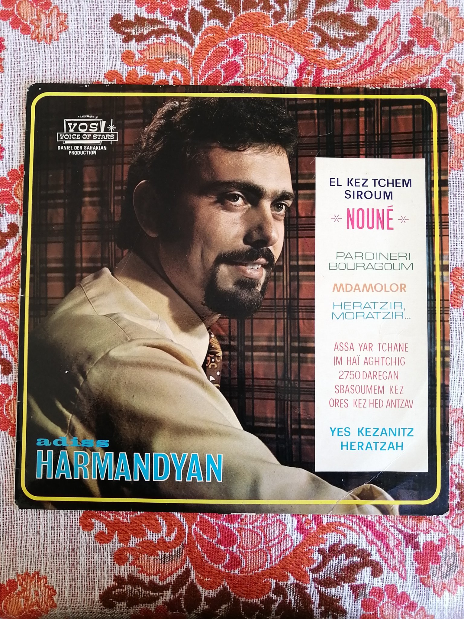 Adiss Harmandian's Voice of Stars album featuring his hit 'Nouné' Photo (Credit: Natalie Shooter)