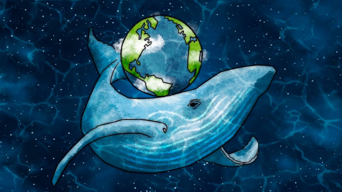 The Arabian Bahamut may have evolved from the Biblical tale of a giant land-beast called Behemoth and the sea-monster Leviathan (MEE/Mohamad Elaasar)