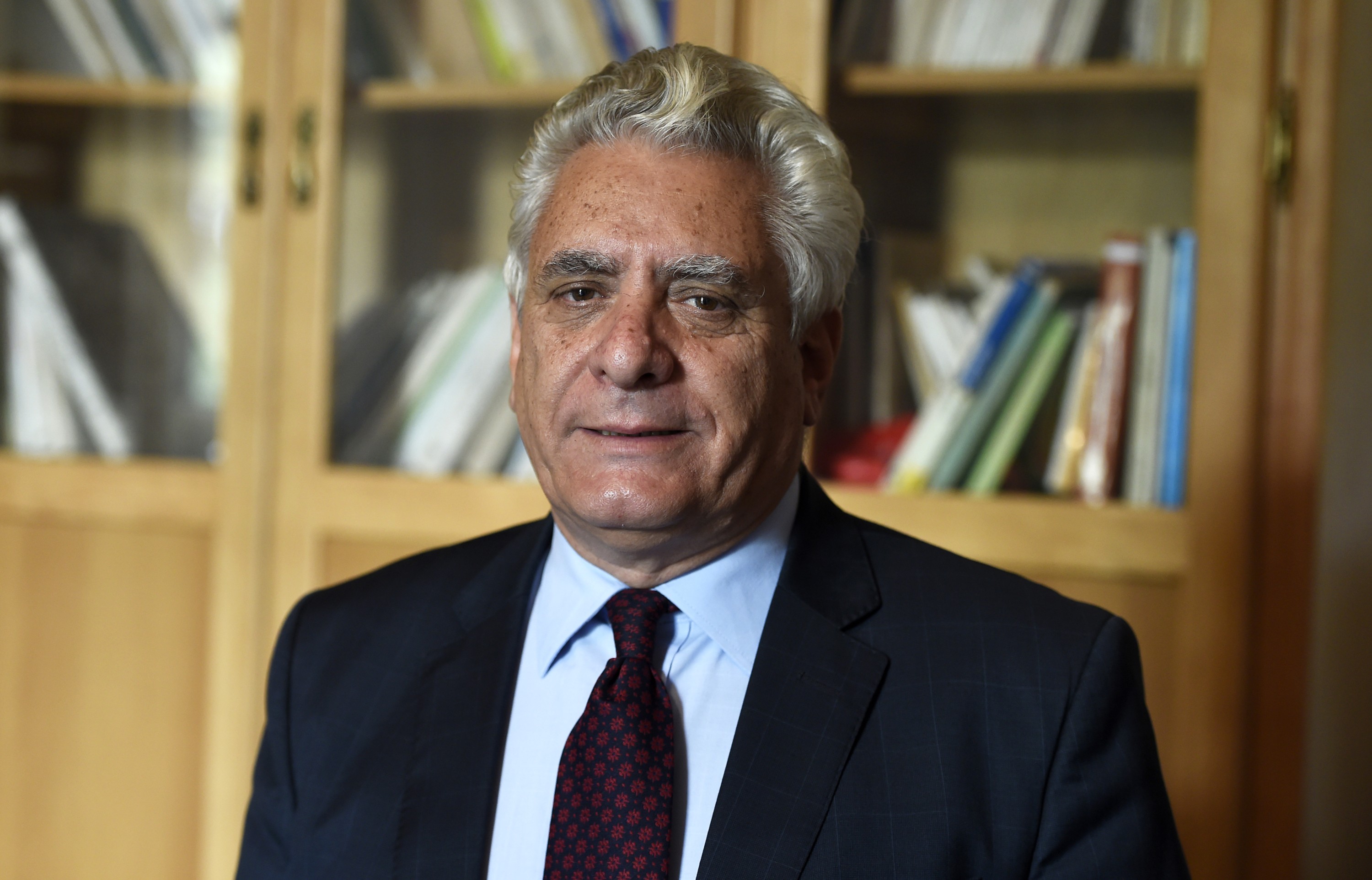 Mustapha Bouchachi is popular among a large section of demonstrators (AFP)