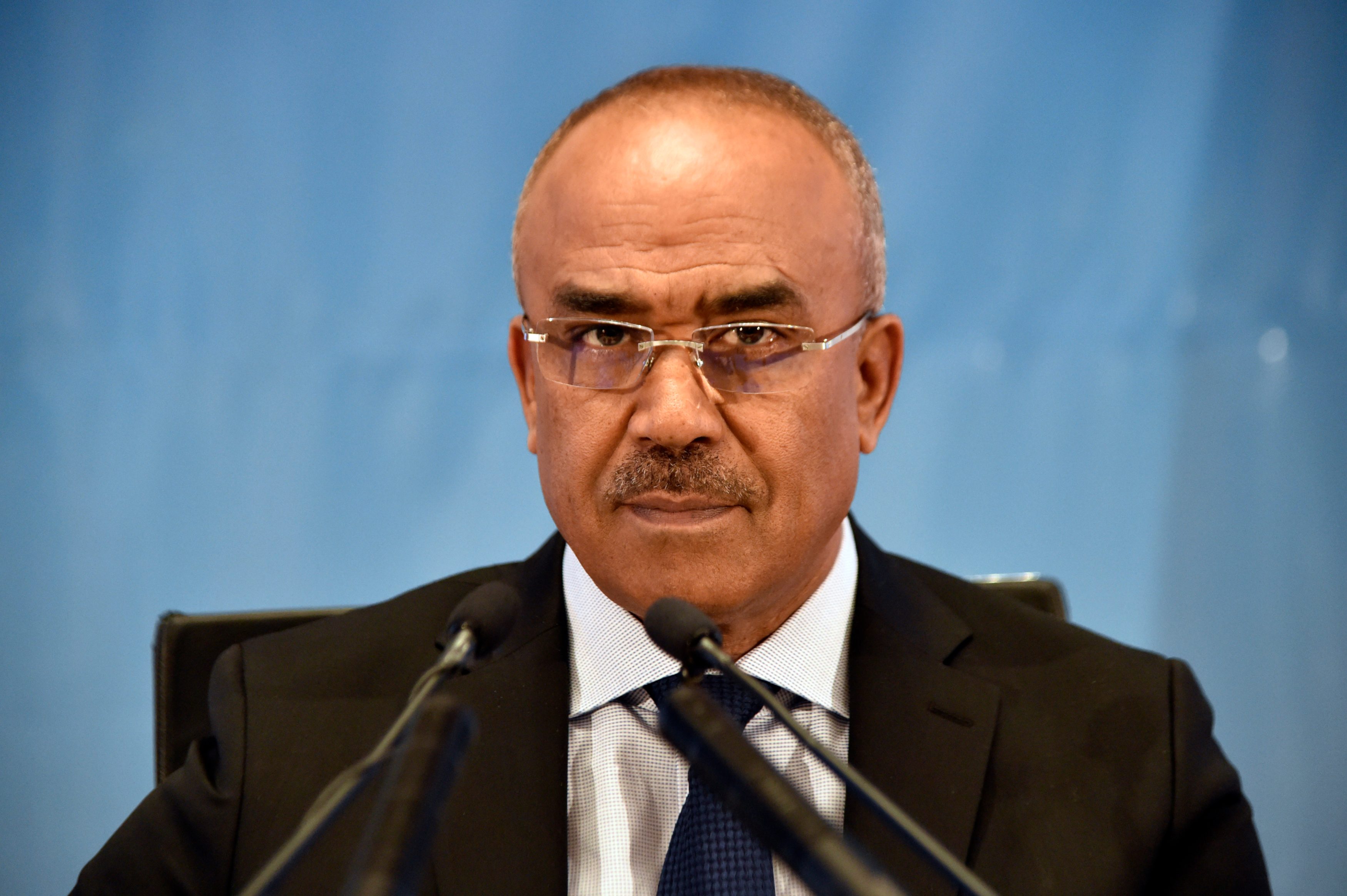 The former minister of interior was also Bouteflika’s last prime minister (AFP)