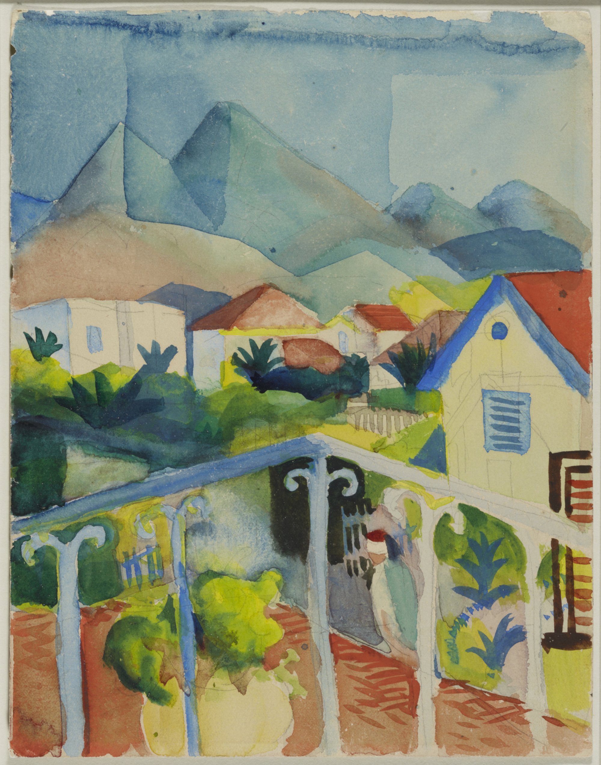 Un hommage est rendu au mont Boukornine immortalisé en août dans le Saint Germain près de Tunis de Macke en 1914 (Lenbachhaus und Kunstbau, Munich)