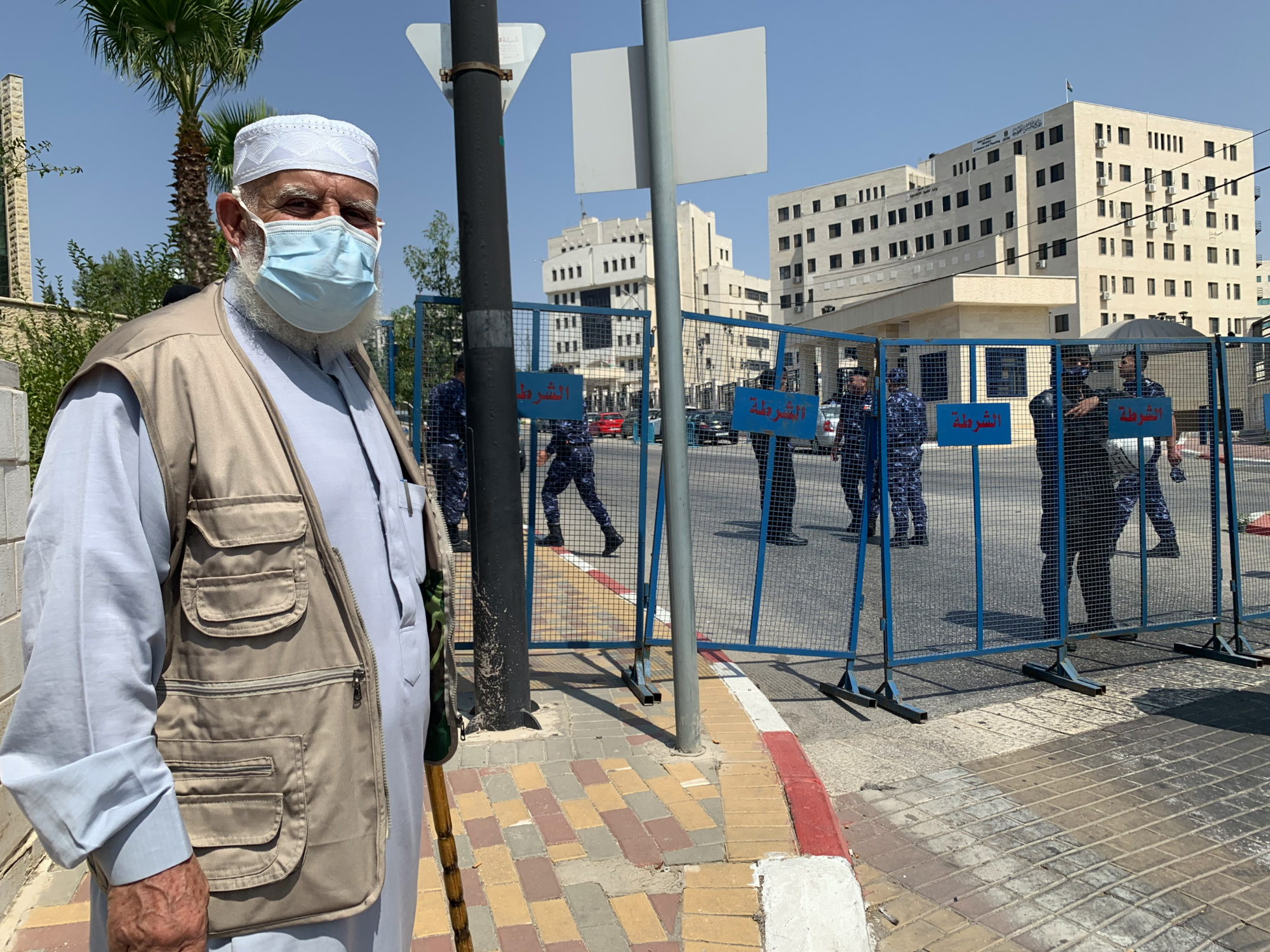 Father of Palestinian detainee Abdel-Rahman 