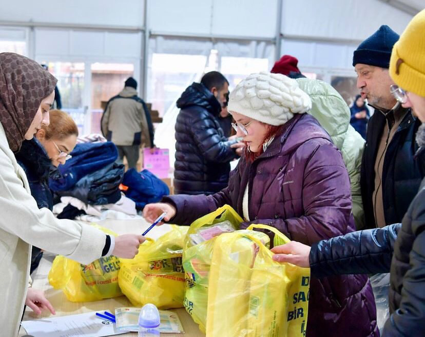 Volunteers in Istanbul
