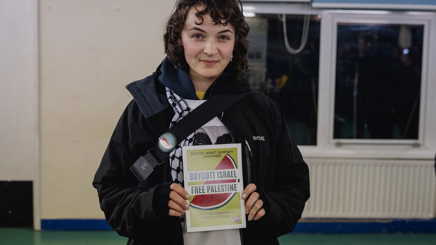 Bristol campaigner Israeli boycott