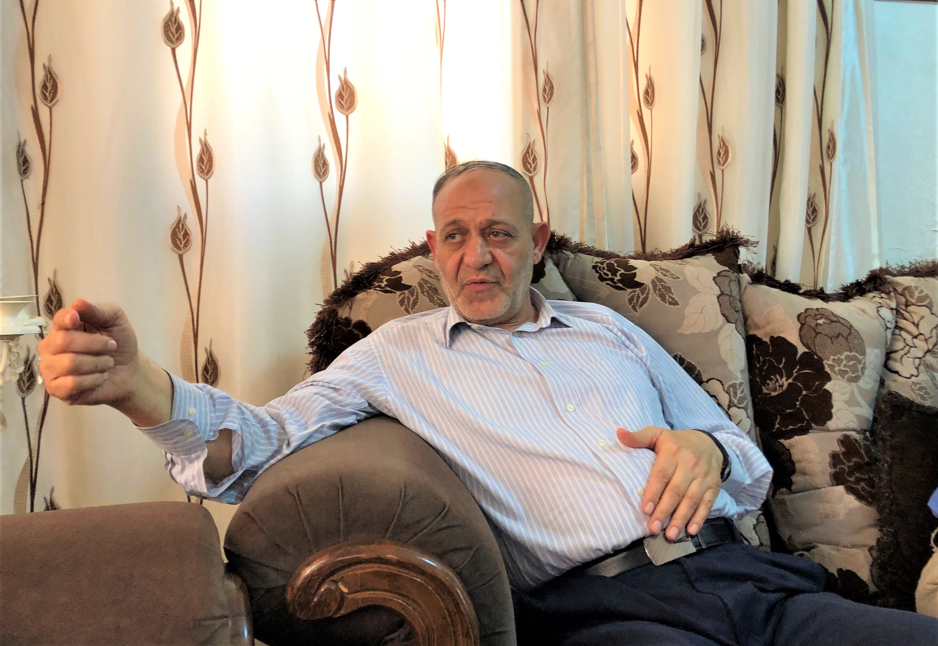 Bassam Al-saadi telling MEE about his mother's memories of Al-qassam