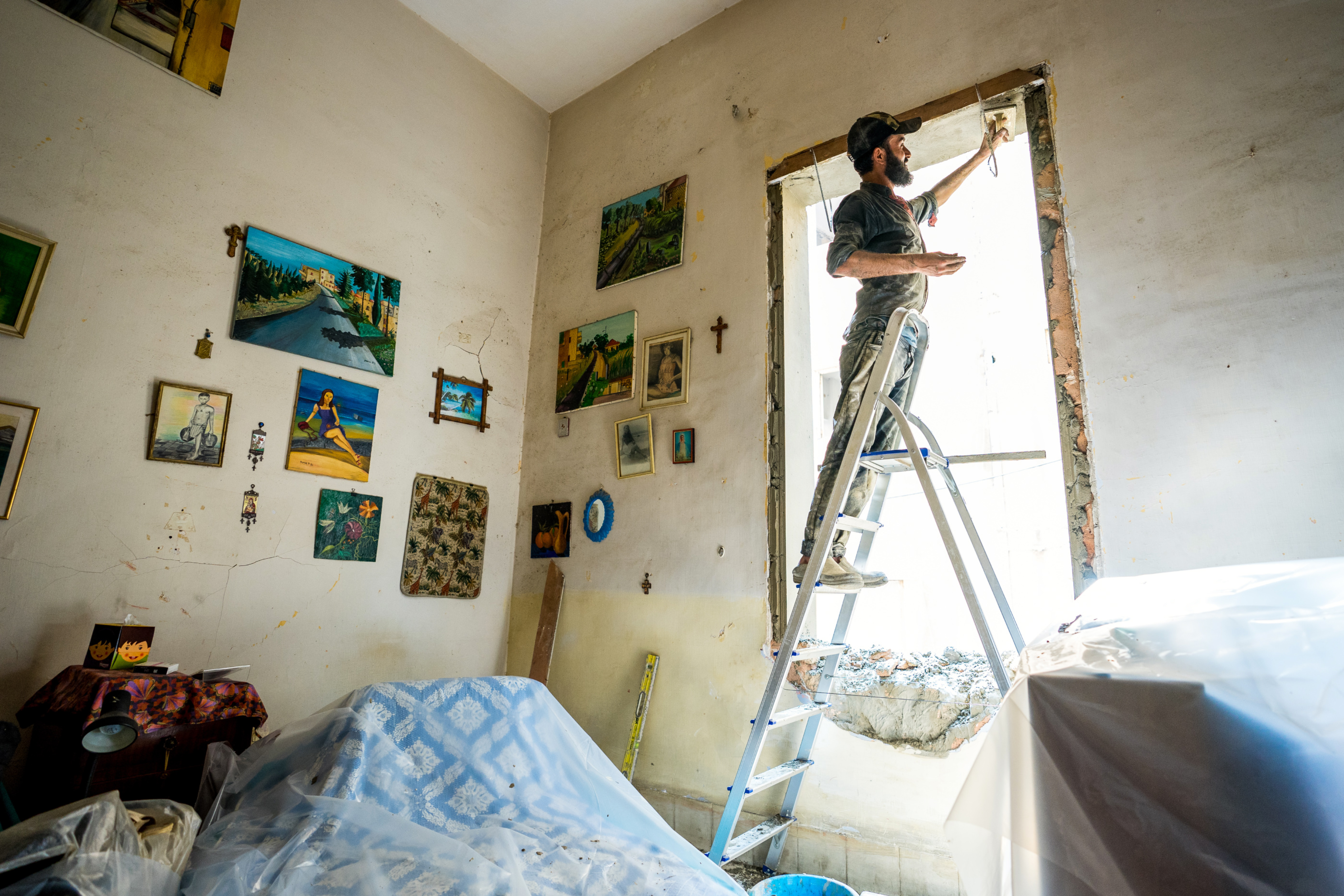 Beirut explosion Gemmayze