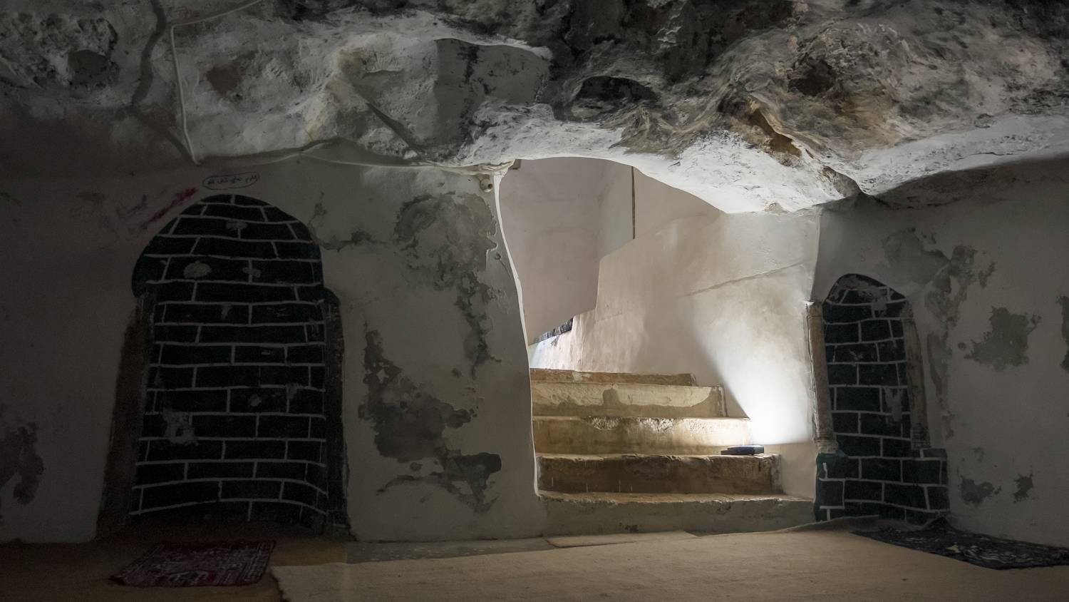 Abraham and a mystical Islamic saint called Khidr are said to have prayed in this cave during their travels through Damascus (Zirrar Ali)