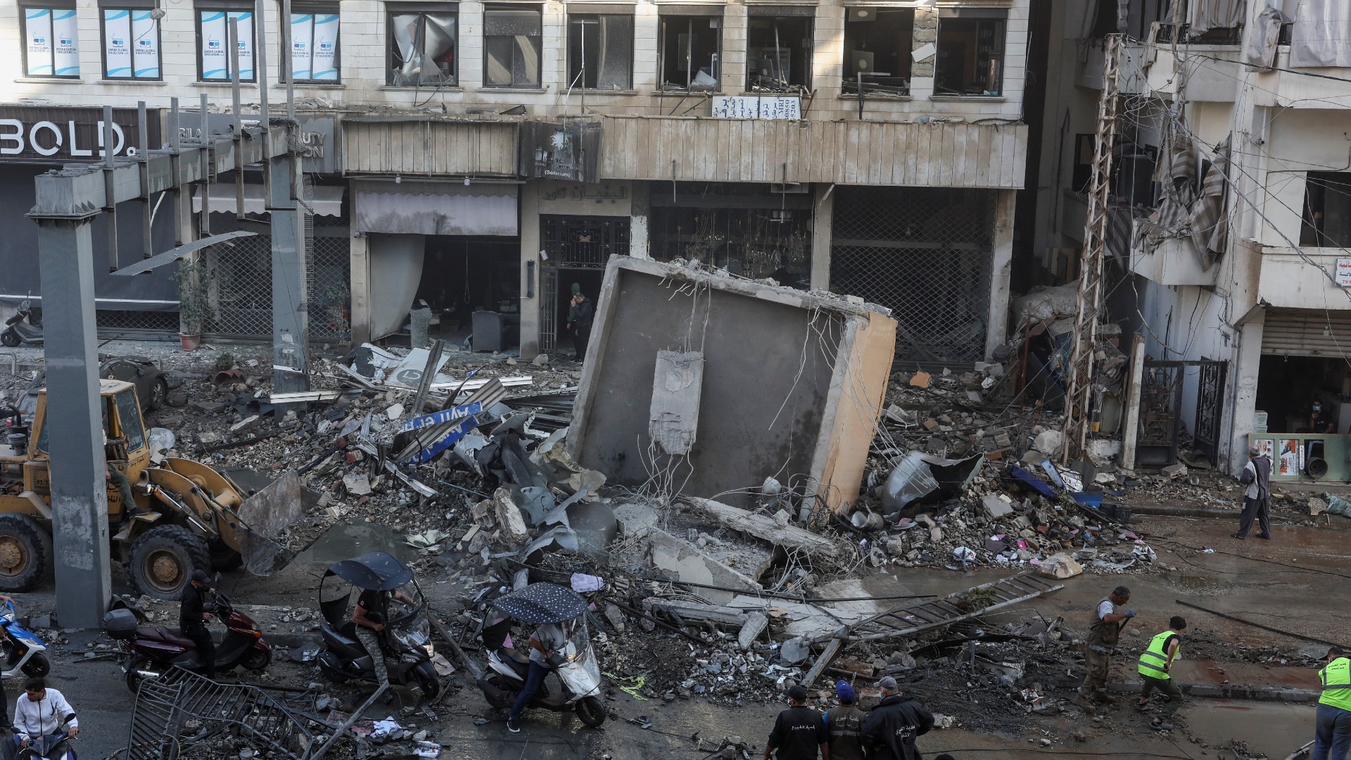 Chiyah bombing aftermath Lebanon