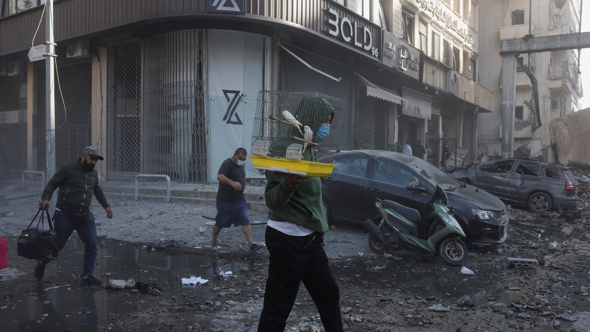 Chiyah bombing aftermath Lebanon